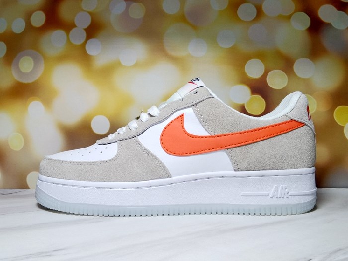 Men's Air Force 1 Low Gray/White Shoes 0154